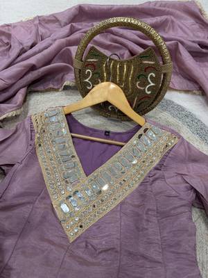 LavandER SILK BLEND FLARED PLAZZO set 2