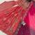 pink silk blend anarkali suit set with embroidery work