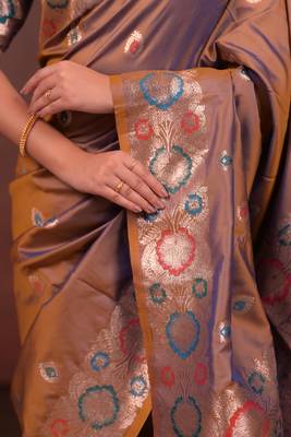 brown art silk woven art-silk-sarees 5