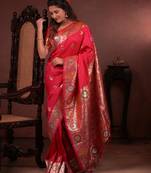red art silk woven art-silk-sarees