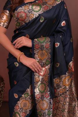 black art silk woven art-silk-sarees 5