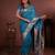 teal art silk woven art-silk-sarees