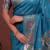 teal art silk woven art-silk-sarees