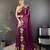 wine art silk embroidered art-silk-sarees