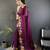 wine art silk embroidered art-silk-sarees