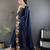 navy blue art silk embroidered art-silk-sarees