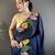 navy blue art silk embroidered art-silk-sarees