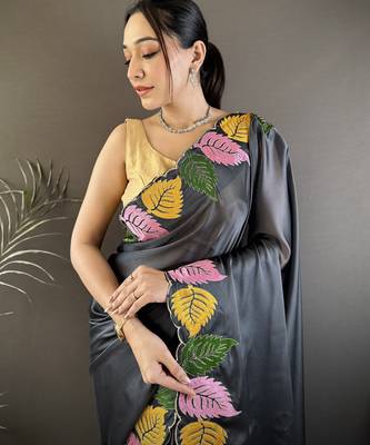 grey art silk embroidered art-silk-sarees 3