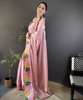 light baby pink art silk embroidered art-silk-sarees 3