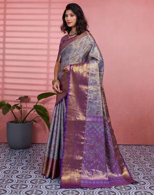 grey art silk woven art-silk-sarees 2