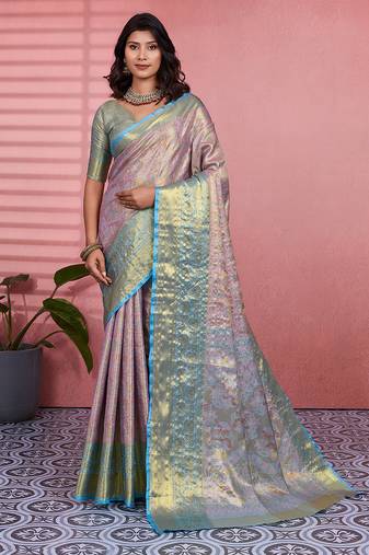 grey art silk woven art-silk-sarees