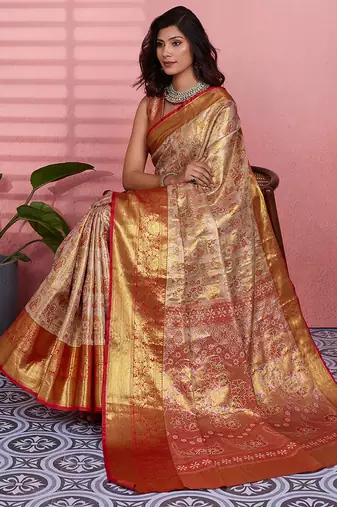 golden art silk woven art-silk-sarees
