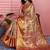 golden art silk woven art-silk-sarees