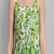 green printed viscose rayon knee length dress for girls & women