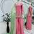 Pink color heavy shimmer silk embroidery work party wear suit