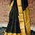 New Banarasi Soft Silk Black Color Women's Saree With Blouse Set