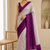 Ikaat woven saree Without Blouse