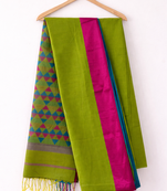 Pure maheshwari hand woven saree with blouse