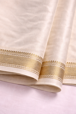 Pure maheshwari saree With Unstitched Blouse 3