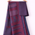 Block printed purple saree with Unstitched blouse