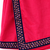 Solid gulabi saree with border (Without Blouse)