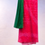 Georgette bandhej saree with Unstitched blouse