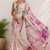Tie & dye semi silk saree without blouse