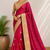 Pink fancy saree without blouse