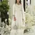 White embroidered chinon free size stitched palazzo style salwar suit