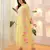 Women's pink silk sequin embroidered kurta pant set with organza dupatta