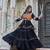 Black Color  Gamthi Work & mirror Cotton Lahenga Choli Set