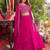 Pink Color Embroidery moti Bids And Sequence  Work Silk Lahenga Choli Set