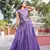 Purple Color Embroidery   Sequence with Thared Work Silk Lahenga Choli Set