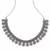  women oxidised silver beaded necklace