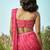 Pink Embroidered Chiffon Saree