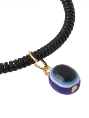  unisex black evil eye spring ring bracelet 5
