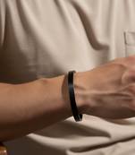  men black kada bracelet