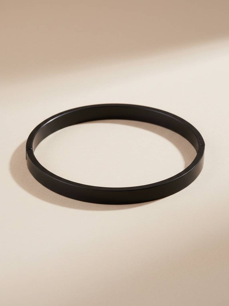  men black kada bracelet