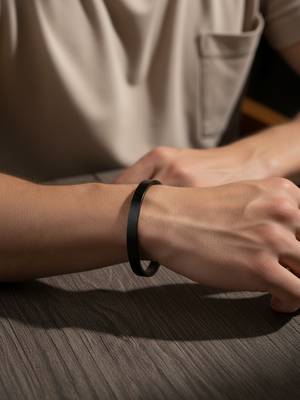  men black kada bracelet 3