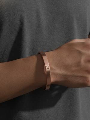  men's rose gold kada bracelet 1