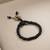  men black beaded bracelet