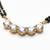  women gold plated black beaded mangalsutra