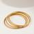  women set of 4 gold plated handcrafted bangle