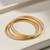  women set of 4 gold plated handcrafted bangle