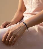  unisex black evil eye adjustable bracelet
