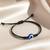  unisex black evil eye adjustable bracelet