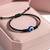 unisex black evil eye adjustable bracelet