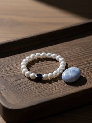 unisex black evil eye white bracelet 2