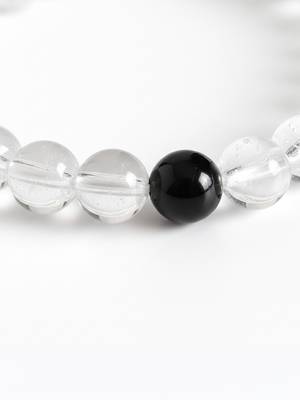  unisex white crystal evil eye bracelet 4
