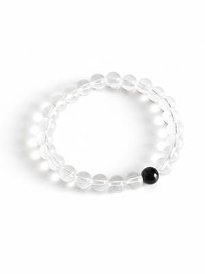  unisex white crystal evil eye bracelet 5
